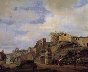 Jan van der Heyden Tiber Island Landscape oil on canvas